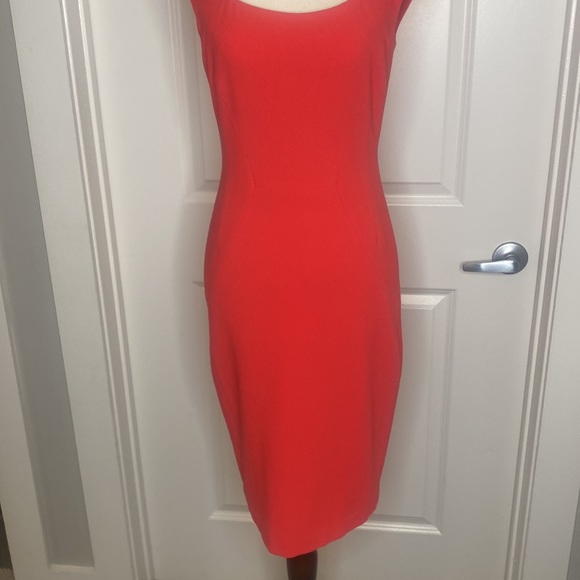 BCBG MaxAzaria Pink Sleeveless Dress Size 2 - Picture 3 of 11